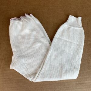 Vintage Arctex Waffle Knit Long Johns Pants, Medium, White, Thermal, USA